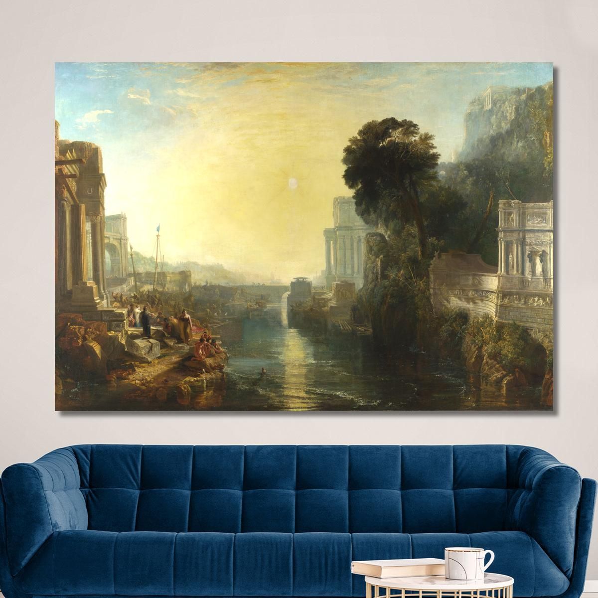 Dido Building Carthage Joseph Mallord William Turner jwt2 canvas print 