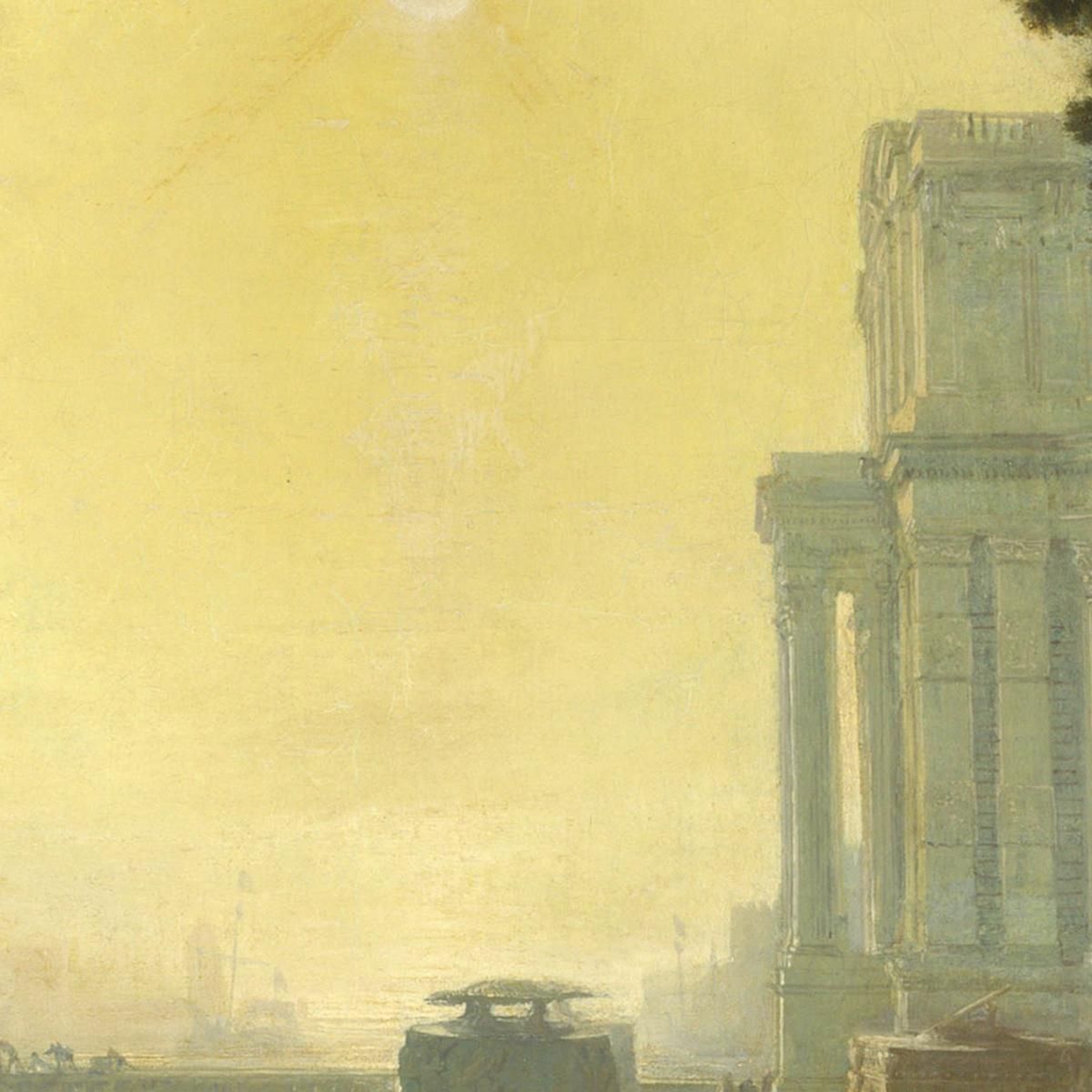 Dido Building Carthage Joseph Mallord William Turner jwt2 canvas print