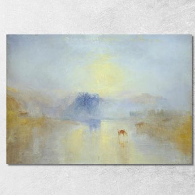 Norham Castle Sunrise Joseph Mallord William Turner jwt4 canvas print 