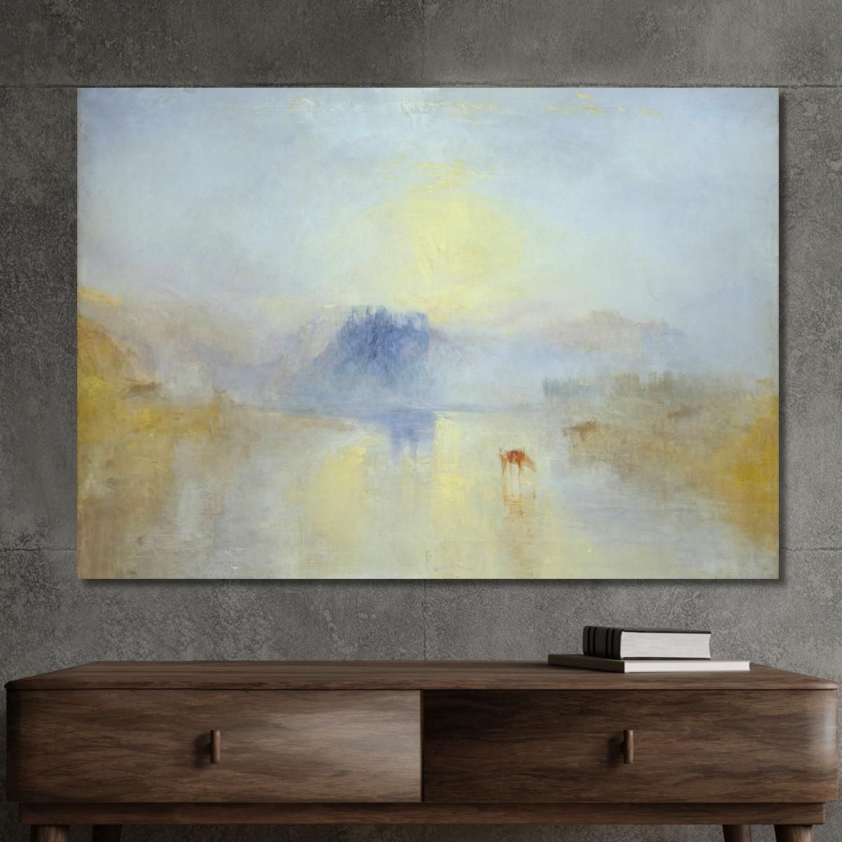 Norham Castle Sunrise Joseph Mallord William Turner jwt4 canvas print 