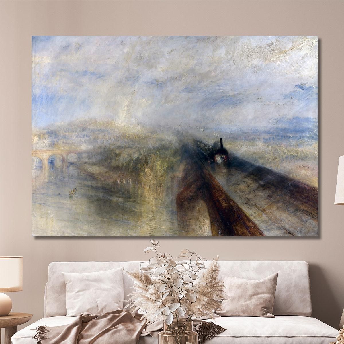 Rain Steam And Speed The Great Western Railway Joseph Mallord William Turner jwt5 canvas print 