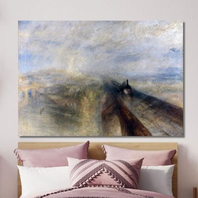 Rain Steam And Speed The Great Western Railway Joseph Mallord William Turner jwt5 canvas print 