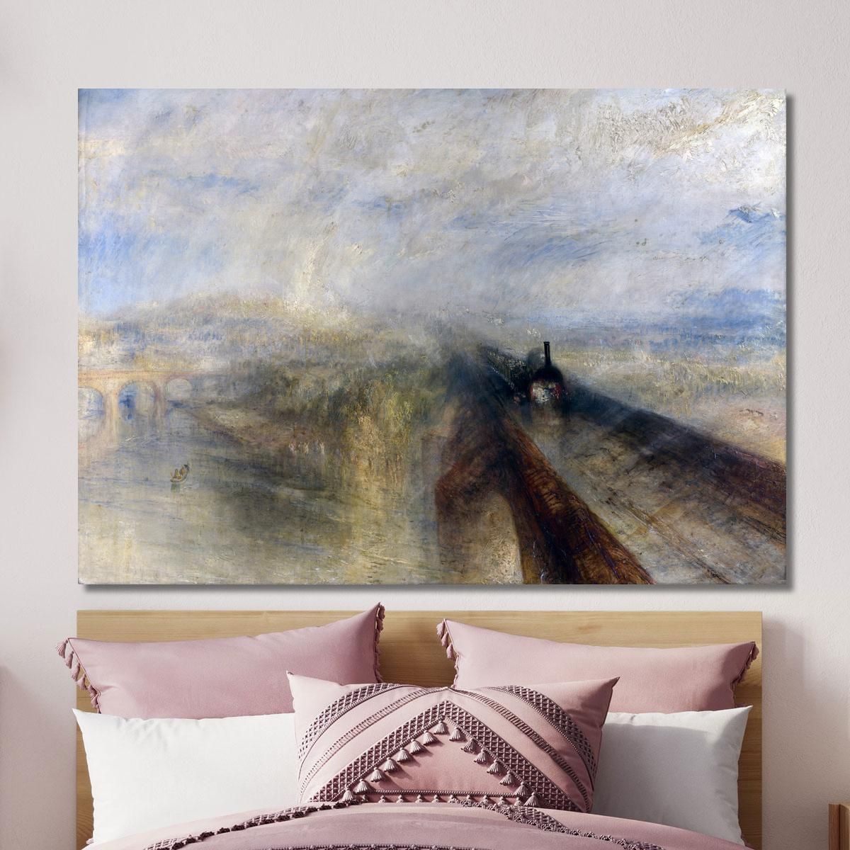 Rain Steam And Speed The Great Western Railway Joseph Mallord William Turner jwt5 canvas print 