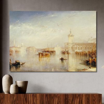 The Dogano San Giorgio Citella From The Steps Of The Europa Joseph Mallord William Turner jwt11 canvas print 