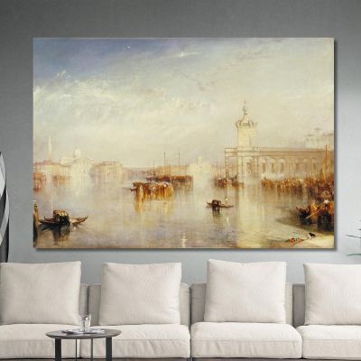 The Dogano San Giorgio Citella From The Steps Of The Europa Joseph Mallord William Turner jwt11 canvas print 