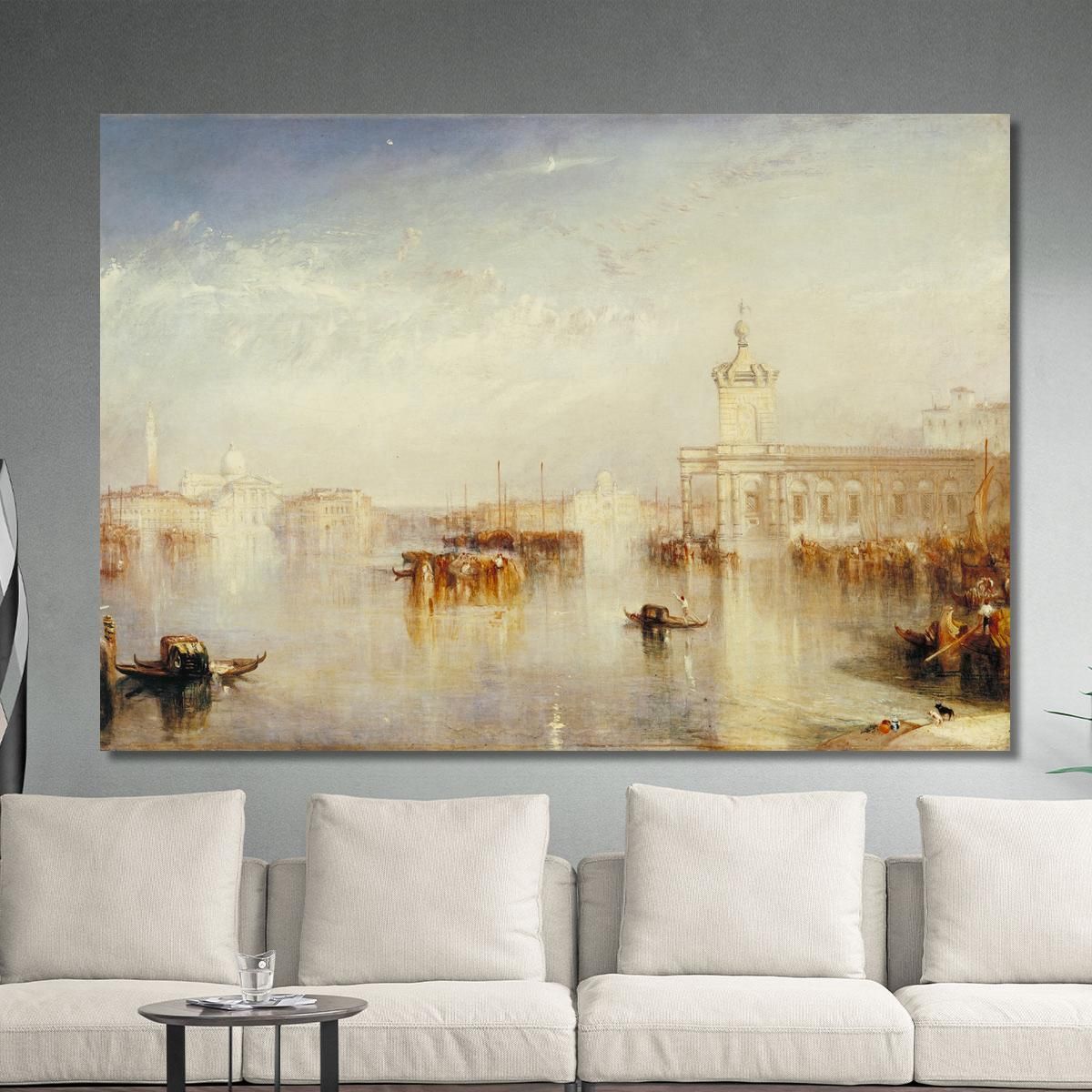 The Dogano San Giorgio Citella From The Steps Of The Europa Joseph Mallord William Turner jwt11 canvas print 