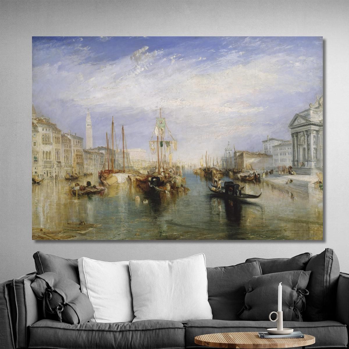 Venice From The Porch Of Madonna Della Salute Joseph Mallord William Turner jwt16 canvas print 