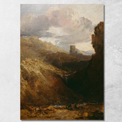 Dolbadarn Castle Joseph Mallord William Turner jwt18 canvas print 