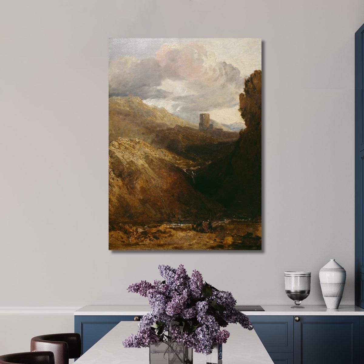 Dolbadarn Castle Joseph Mallord William Turner jwt18 canvas print 