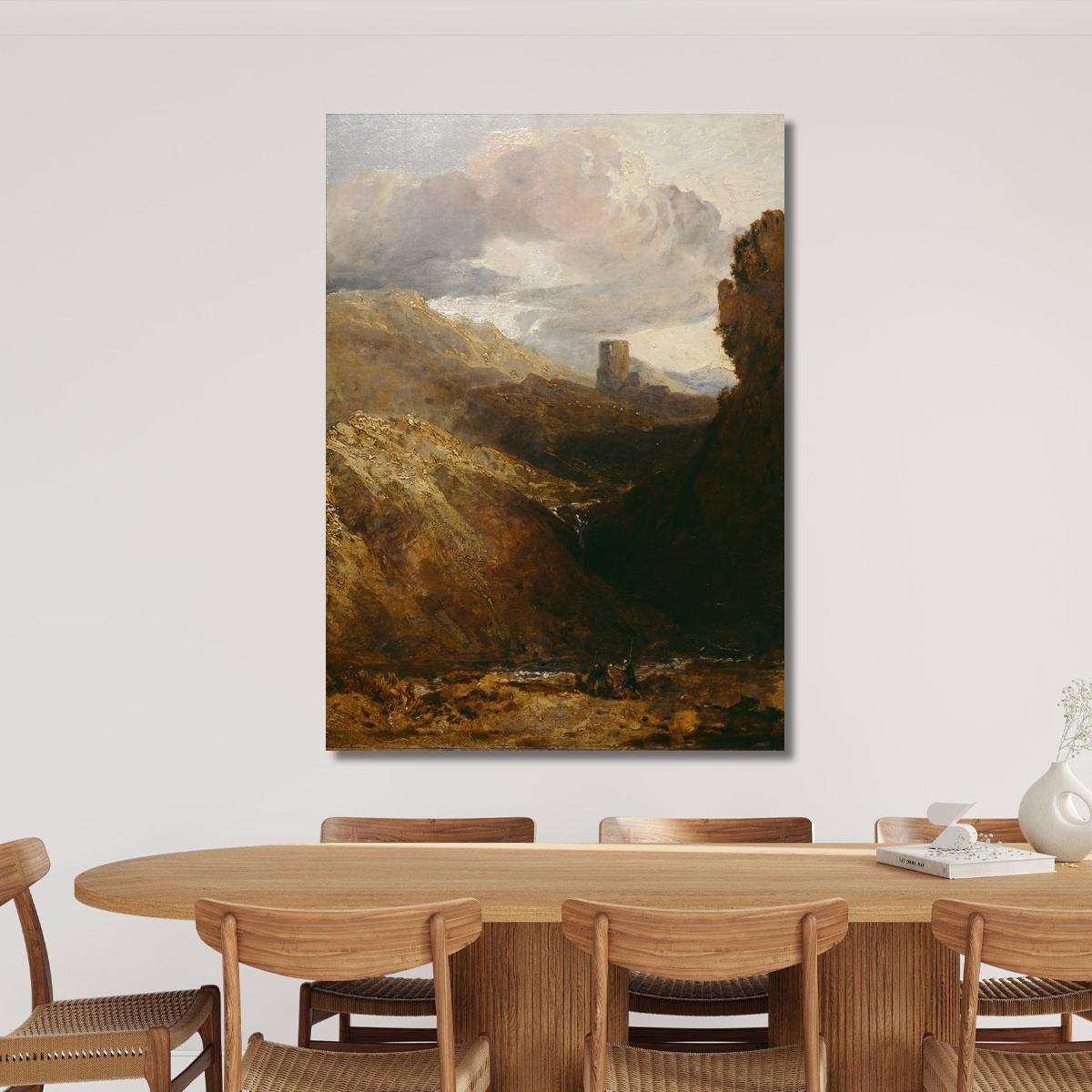 Dolbadarn Castle Joseph Mallord William Turner jwt18 canvas print 