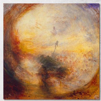 Light And Colour Goethe'S Theory The Morning After The Deluge Moses Writing Joseph Mallord William Turner jwt19 canvas print 