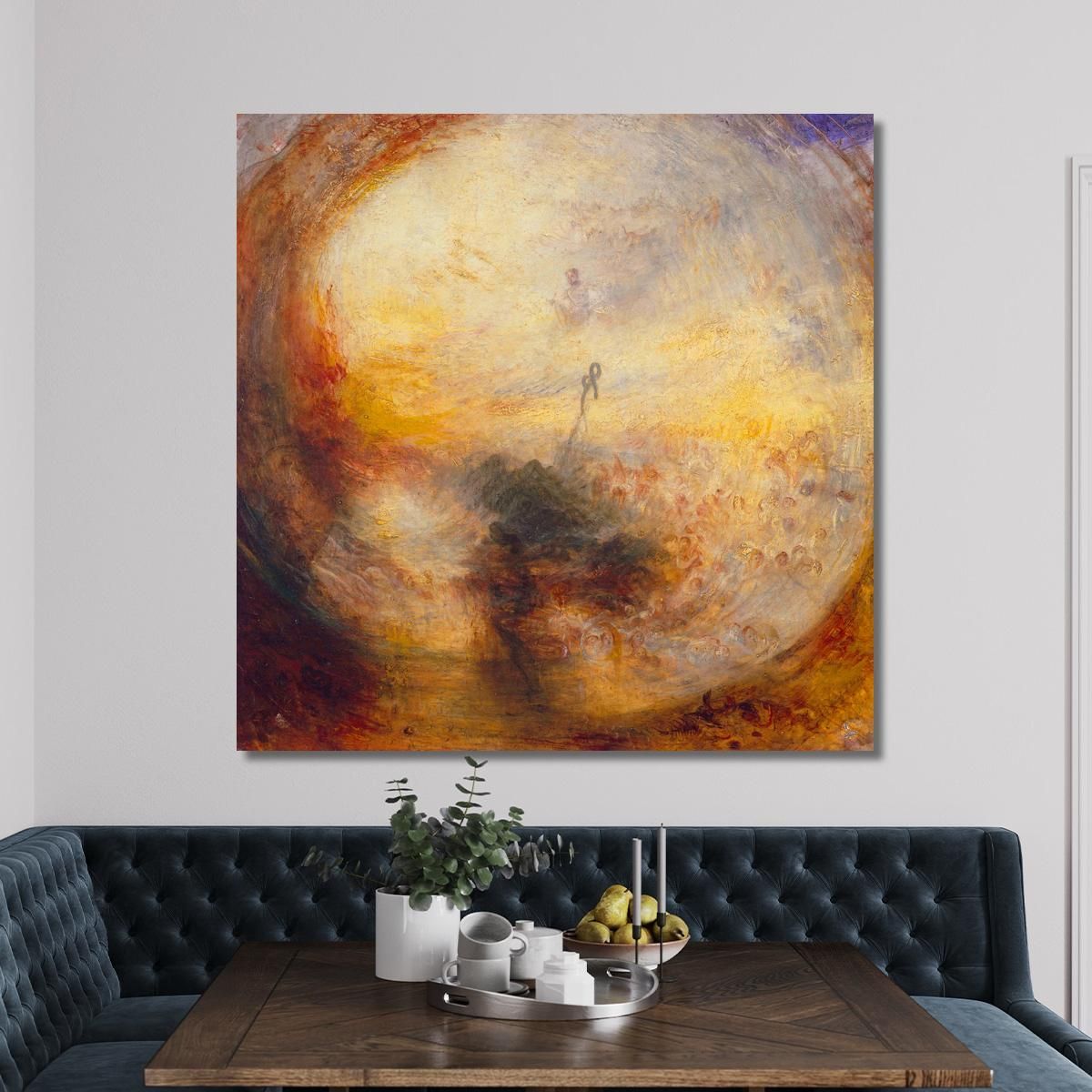 Light And Colour Goethe'S Theory The Morning After The Deluge Moses Writing Joseph Mallord William Turner jwt19 canvas print 