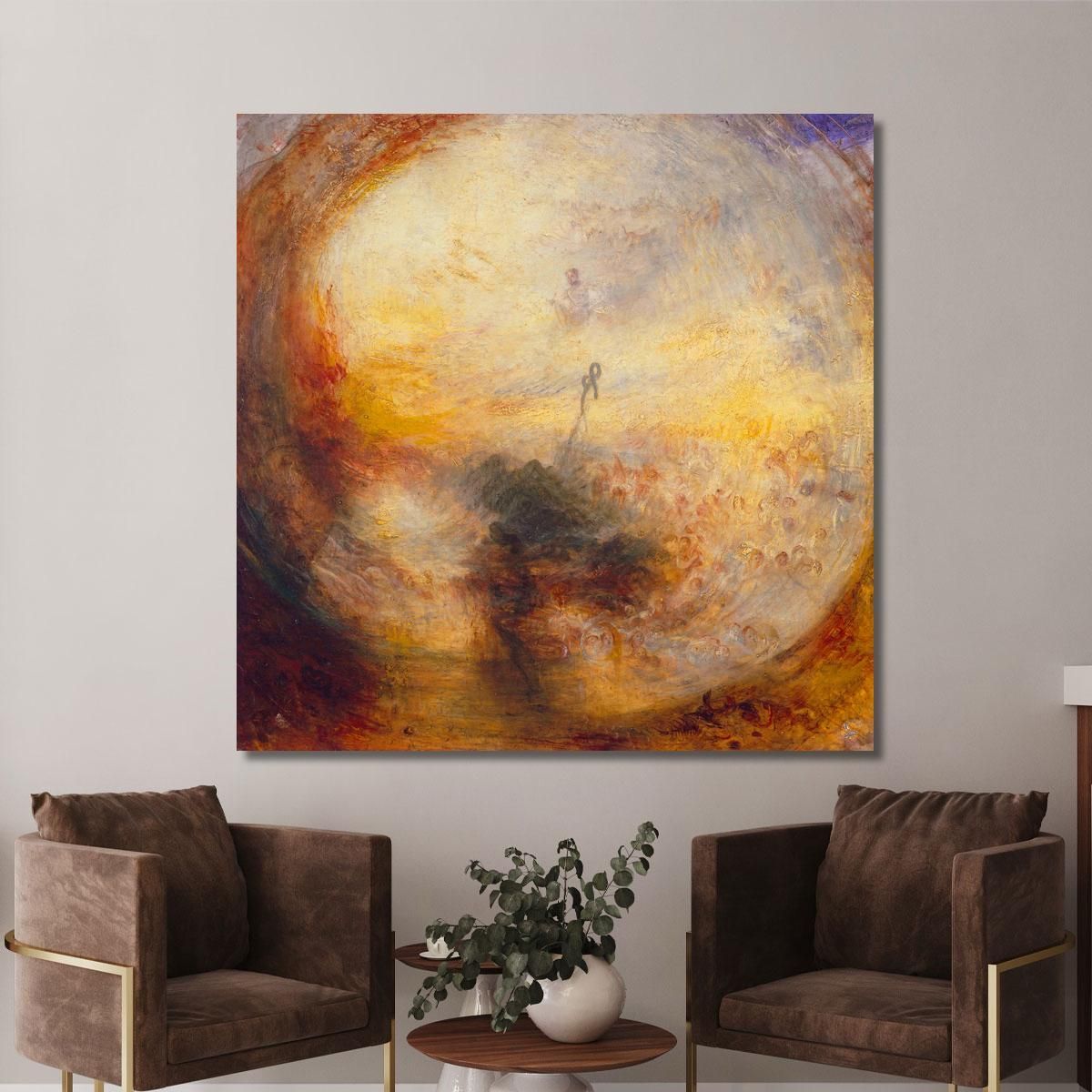 Light And Colour Goethe'S Theory The Morning After The Deluge Moses Writing Joseph Mallord William Turner jwt19 canvas print 