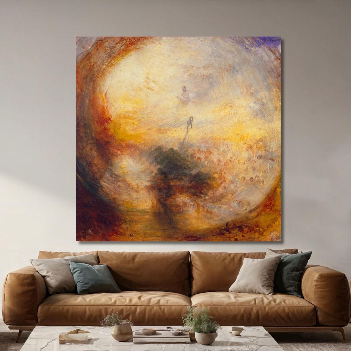 Light And Colour Goethe'S Theory The Morning After The Deluge Moses Writing Joseph Mallord William Turner jwt19 canvas print 