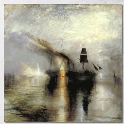 Peace - Burial At Sea Joseph Mallord William Turner jwt20 canvas print 