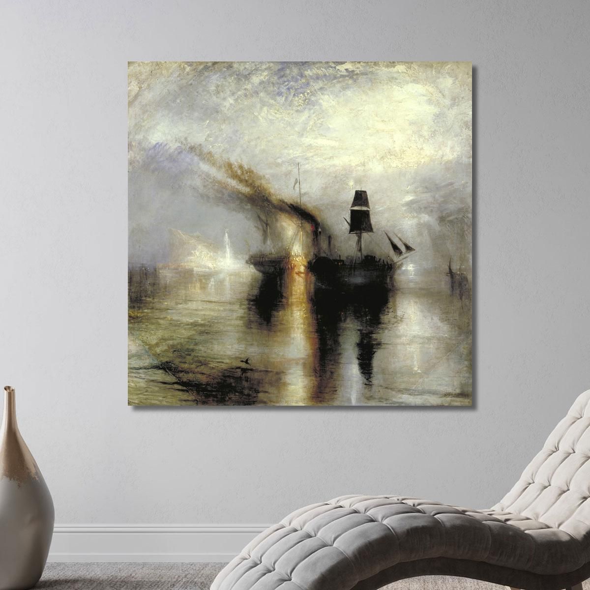 Peace - Burial At Sea Joseph Mallord William Turner jwt20 canvas print 