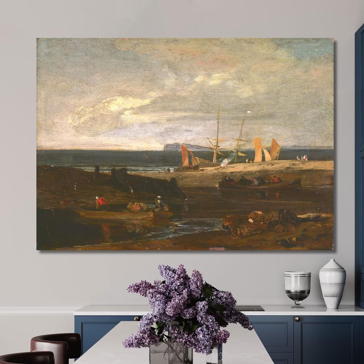 A Scene On The English Coast Joseph Mallord William Turner jwt23 canvas print 