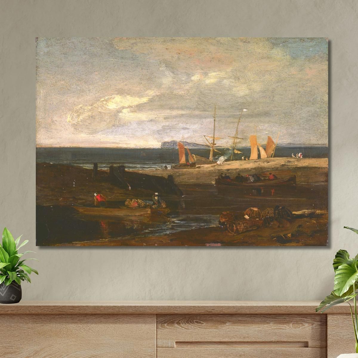 A Scene On The English Coast Joseph Mallord William Turner jwt23 canvas print 
