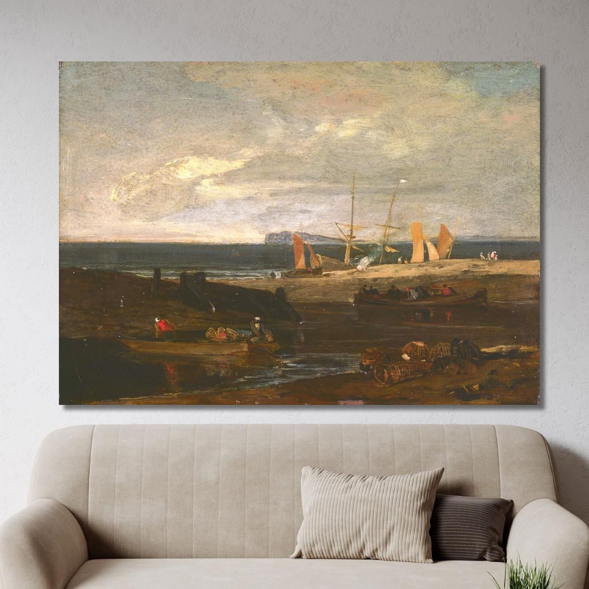 A Scene On The English Coast Joseph Mallord William Turner jwt23 canvas print 