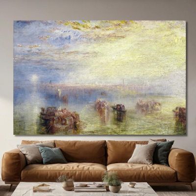 Approach To Venice Joseph Mallord William Turner jwt28 canvas print 