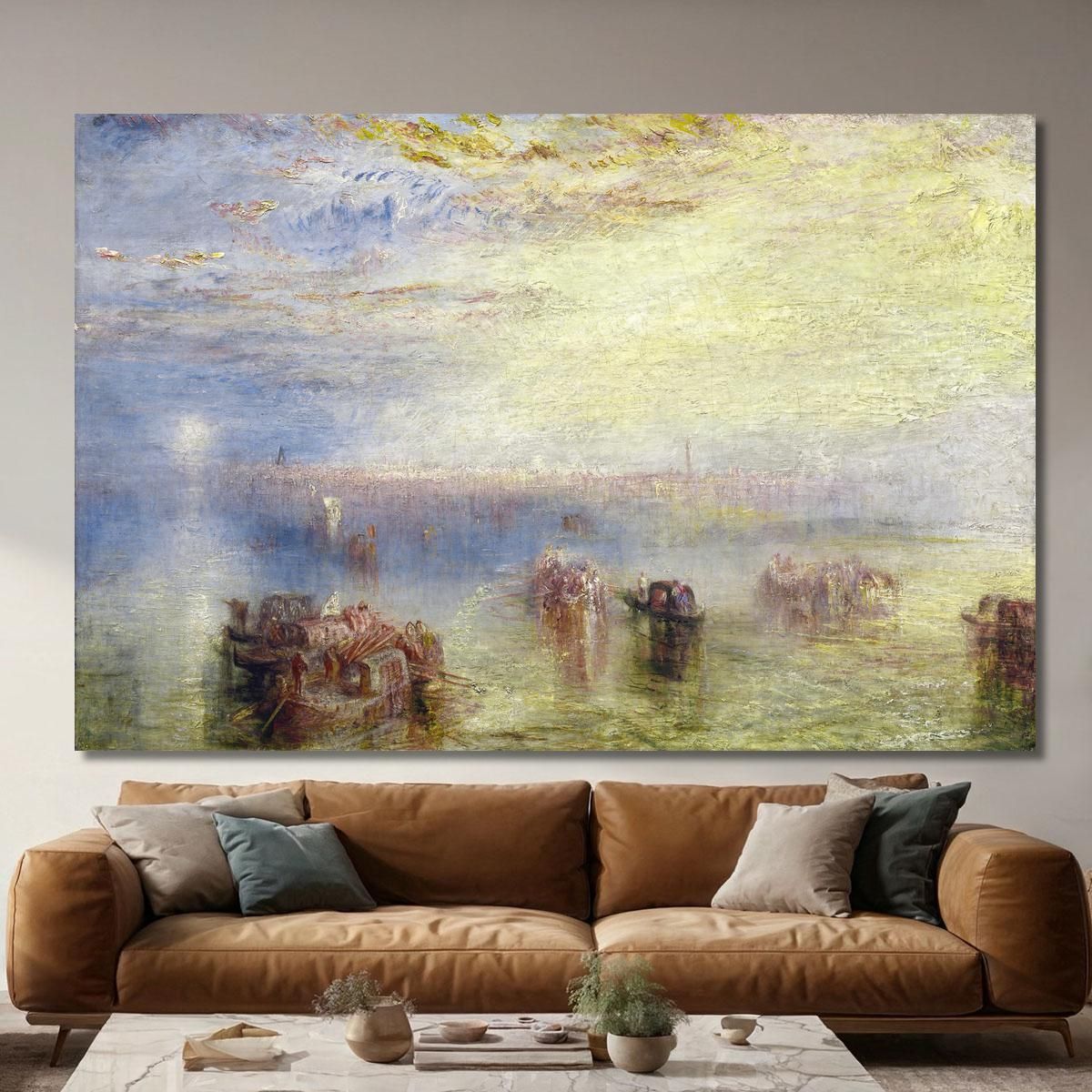 Approach To Venice Joseph Mallord William Turner jwt28 canvas print 