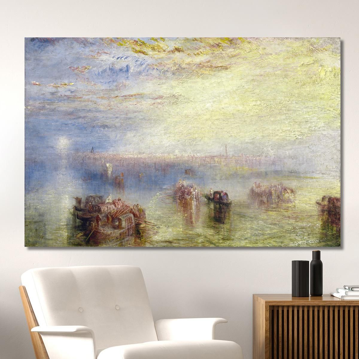 Approach To Venice Joseph Mallord William Turner jwt28 canvas print 