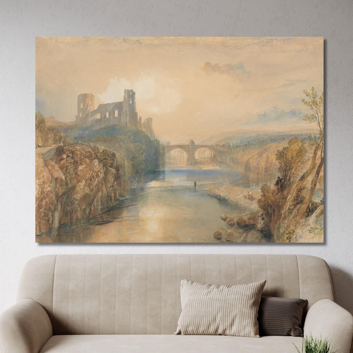 Barnard Castle Joseph Mallord William Turner jwt30 canvas print 