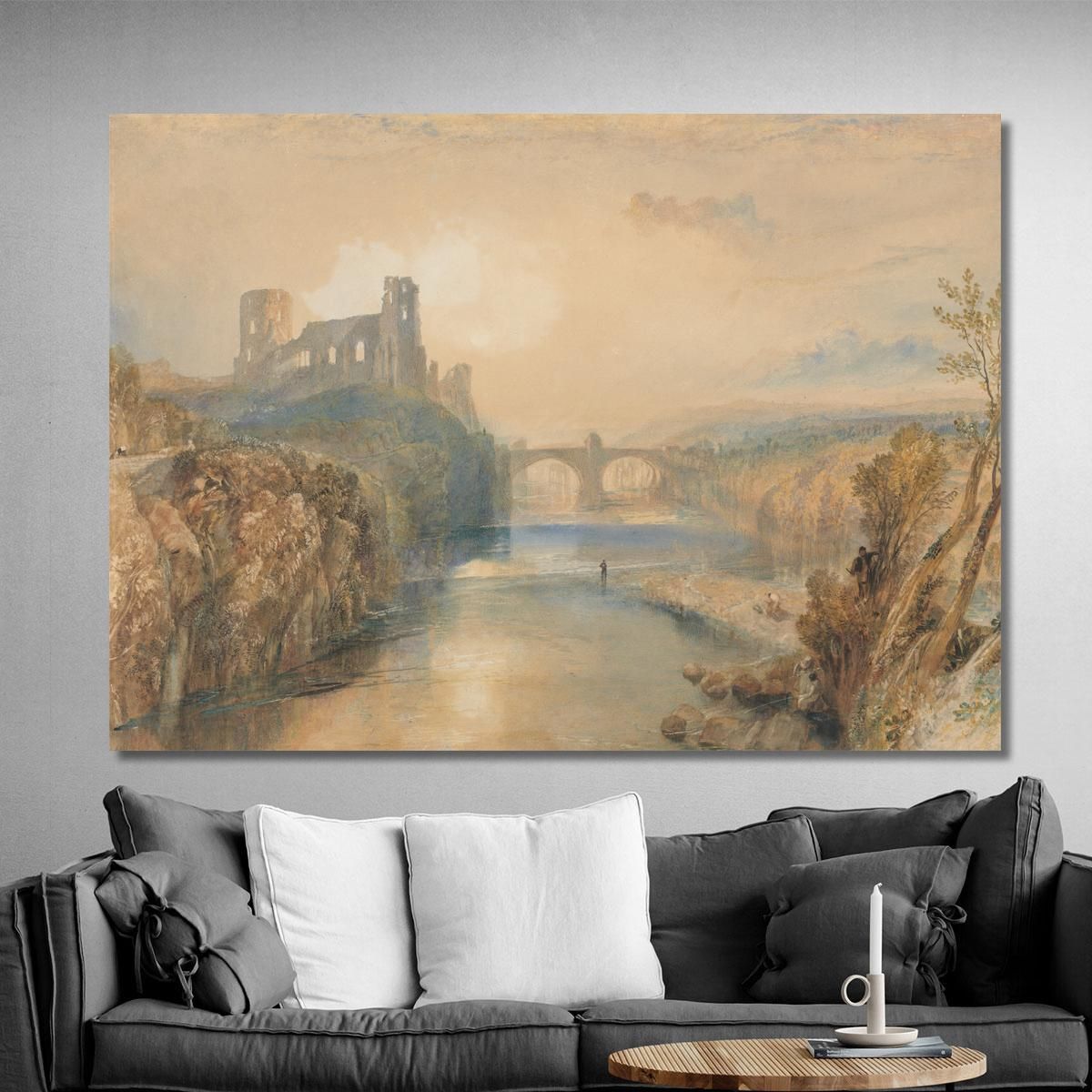 Barnard Castle Joseph Mallord William Turner jwt30 canvas print 