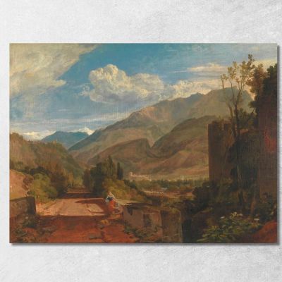 Chateau De St. Michael Bonneville Savoy Joseph Mallord William Turner jwt34 canvas print 