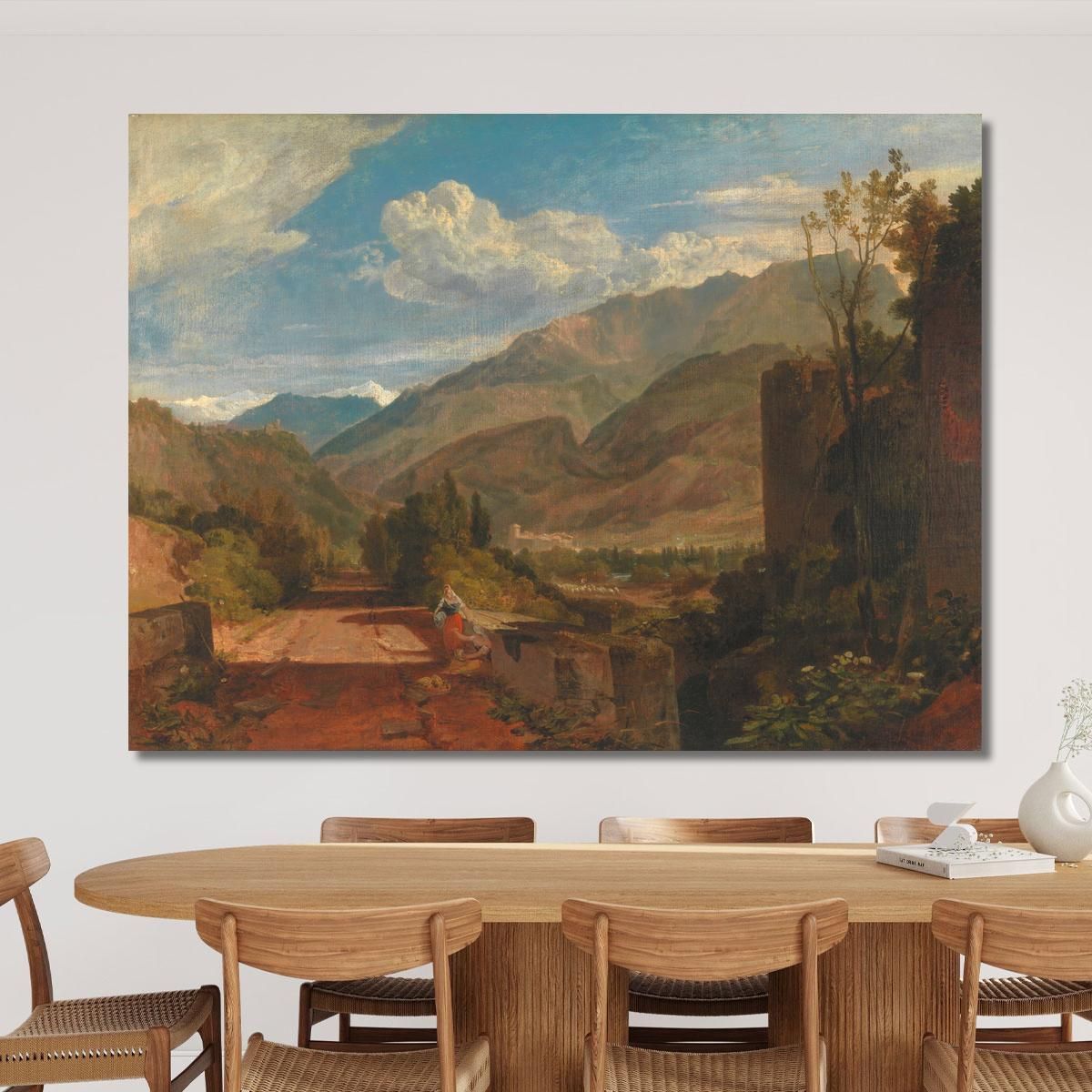 Chateau De St. Michael Bonneville Savoy Joseph Mallord William Turner jwt34 canvas print 