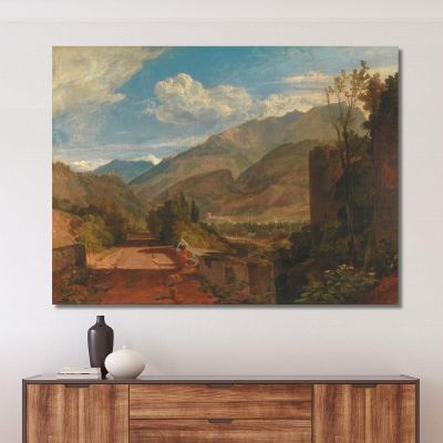 Chateau De St. Michael Bonneville Savoy Joseph Mallord William Turner jwt34 canvas print 