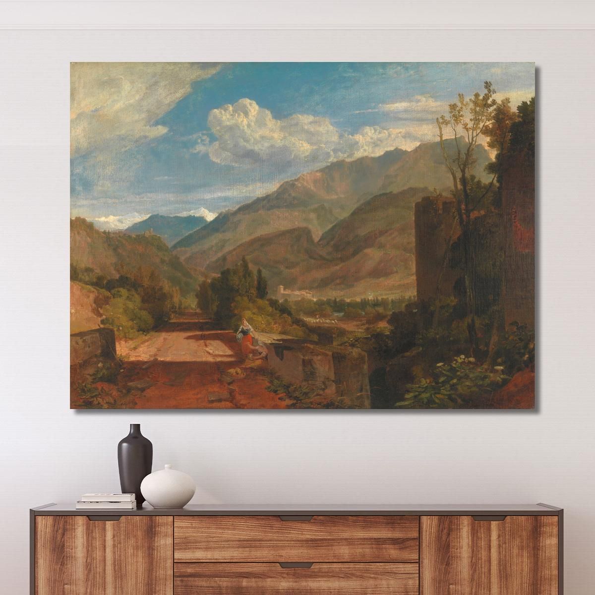 Chateau De St. Michael Bonneville Savoy Joseph Mallord William Turner jwt34 canvas print 