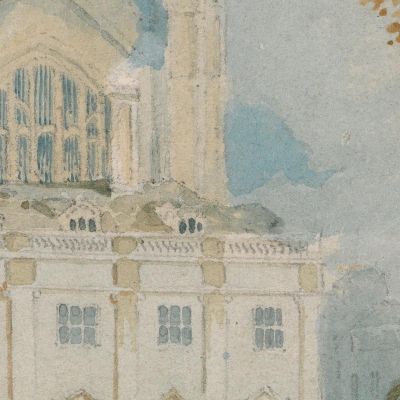 Clare Hall And King'S College Chapel Cambridge From The Banks Of The River Cam Joseph Mallord William Turner jwt35 canvas print