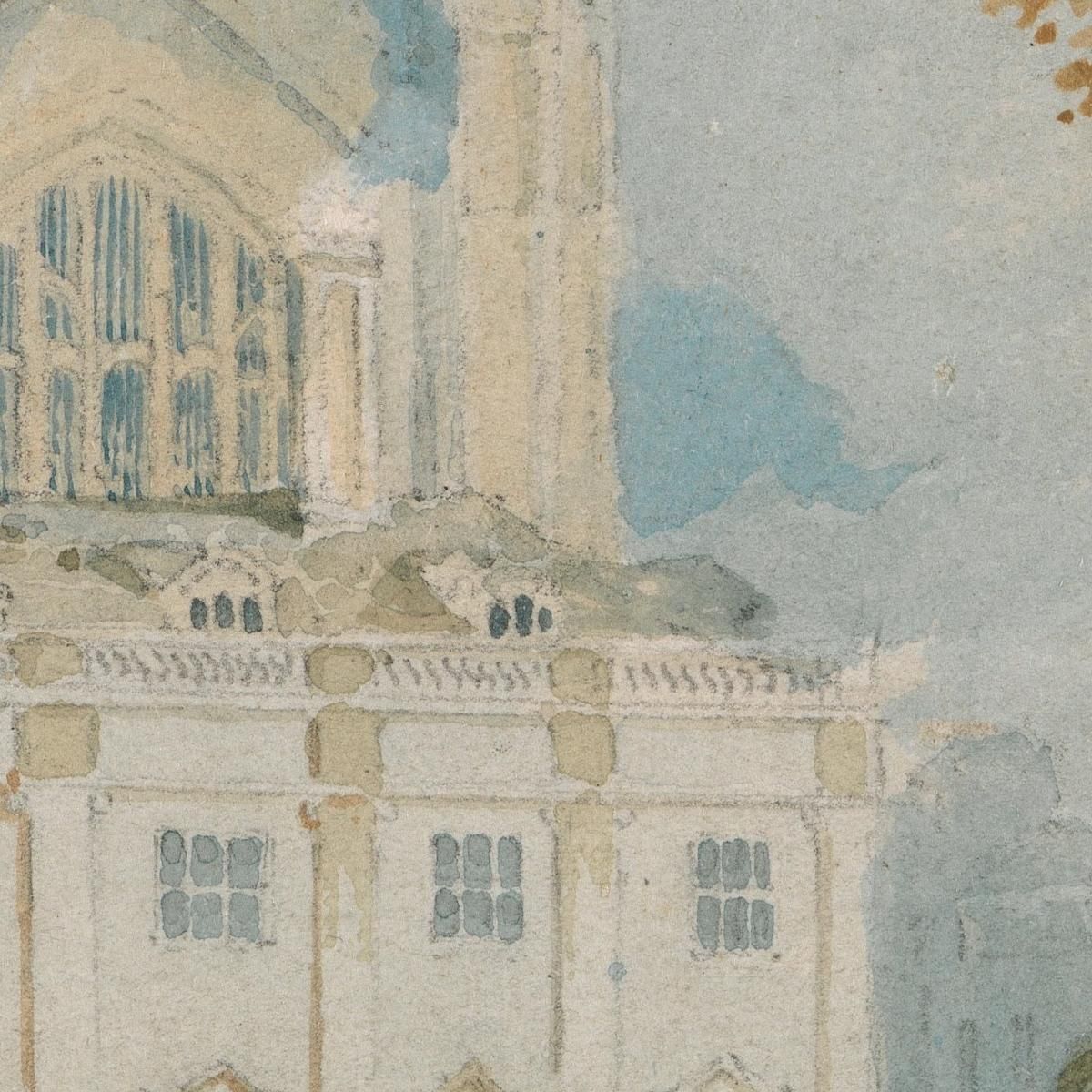 Clare Hall And King'S College Chapel Cambridge From The Banks Of The River Cam Joseph Mallord William Turner jwt35 canvas print