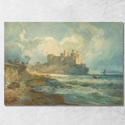 Conway Castle North Wales Joseph Mallord William Turner jwt37 canvas print 