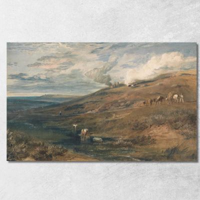 Dartmoor_ The Source Of The Tamar And The Torridge Joseph Mallord William Turner jwt39 canvas print 