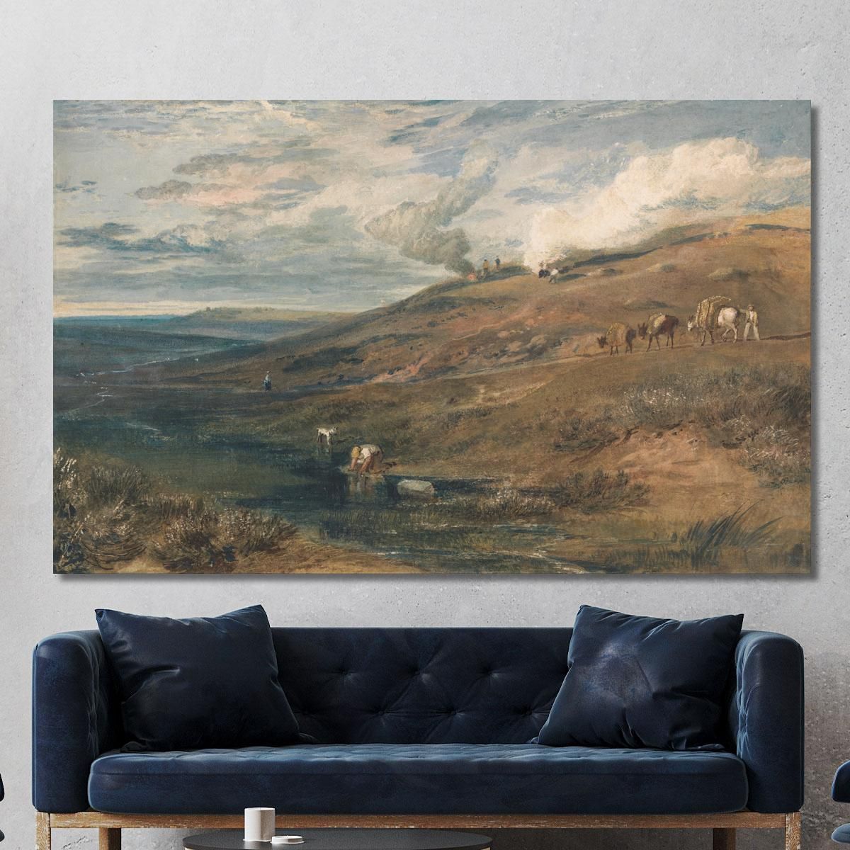 Dartmoor_ The Source Of The Tamar And The Torridge Joseph Mallord William Turner jwt39 canvas print 