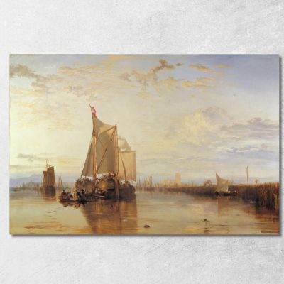 Dort Or Dordrecht- The Dort Packet-Boat From Rotterdam Becalmed Joseph Mallord William Turner jwt42 canvas print 