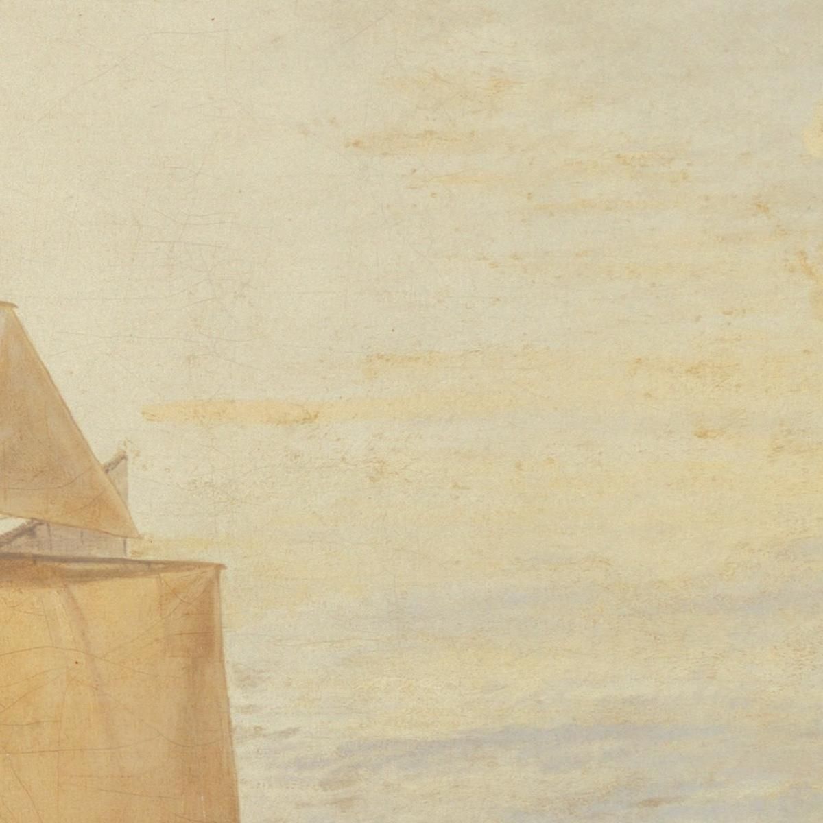 Dort Or Dordrecht- The Dort Packet-Boat From Rotterdam Becalmed Joseph Mallord William Turner jwt42 canvas print