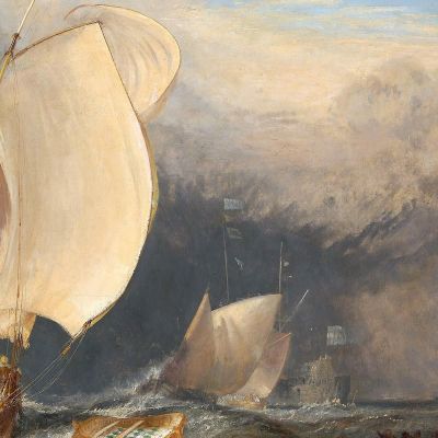 Fishing Boats With Hucksters Bargaining For Fish Joseph Mallord William Turner jwt45 canvas print
