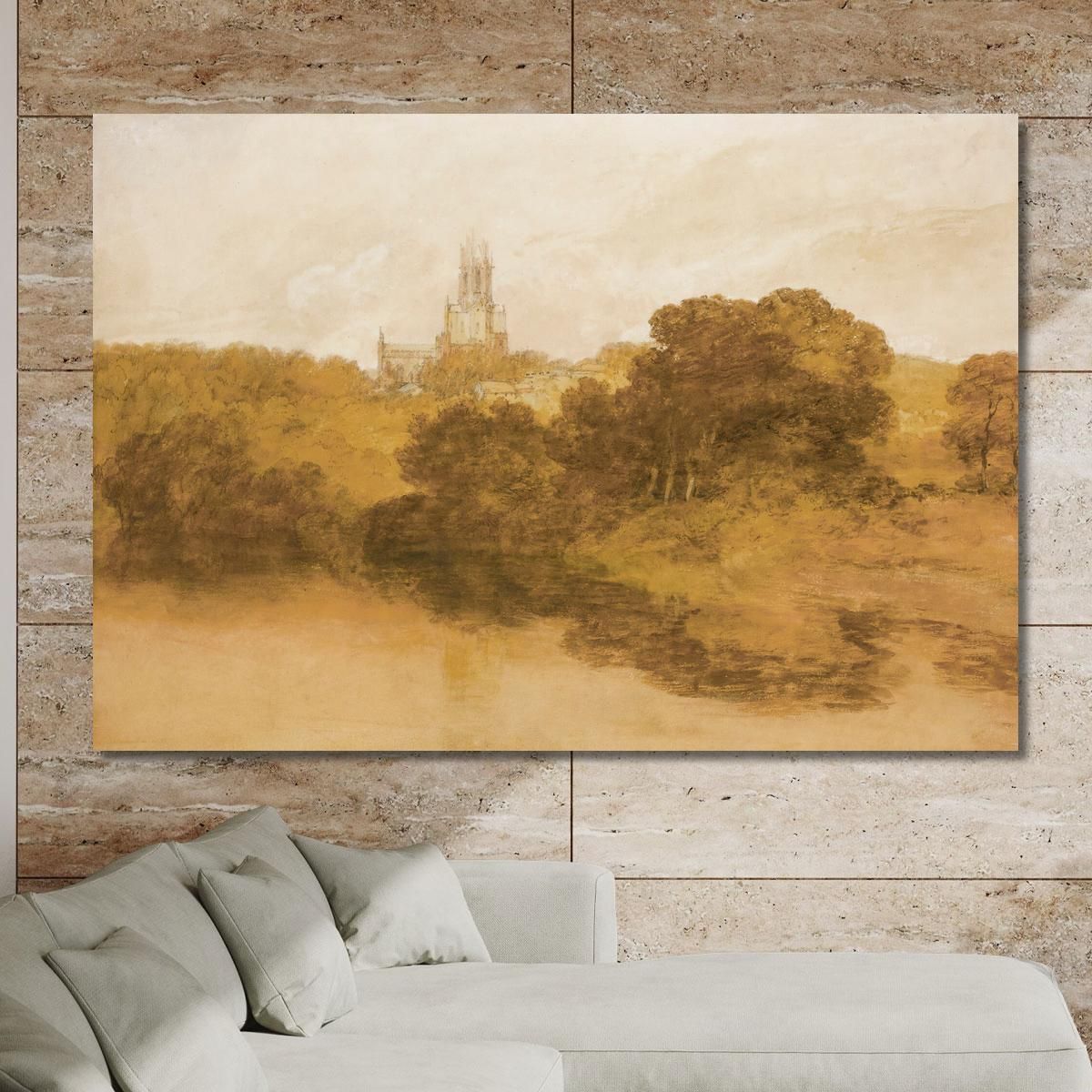 Fonthill Abbey Wiltshire Joseph Mallord William Turner jwt49 canvas print 