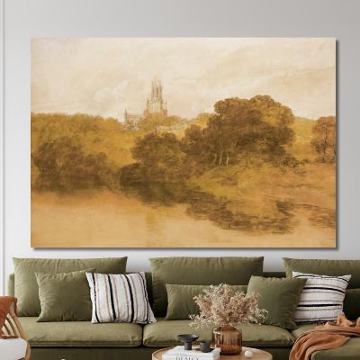 Fonthill Abbey Wiltshire Joseph Mallord William Turner jwt49 canvas print 