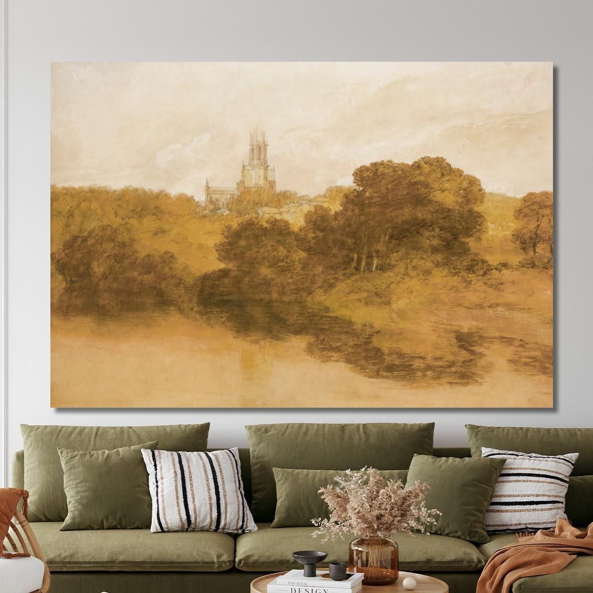 Fonthill Abbey Wiltshire Joseph Mallord William Turner jwt49 canvas print 