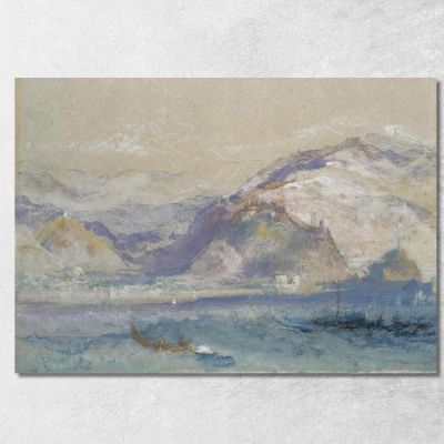 Genoa From The Sea Joseph Mallord William Turner jwt50 canvas print 