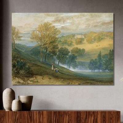 Gledhow Hall Yorkshire Joseph Mallord William Turner jwt53 canvas print 