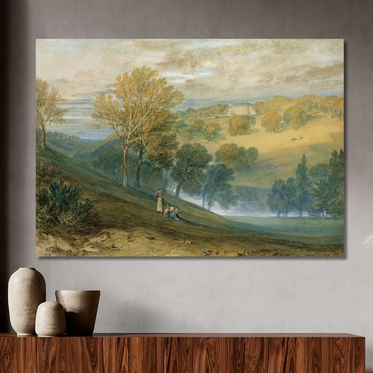 Gledhow Hall Yorkshire Joseph Mallord William Turner jwt53 canvas print 