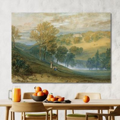 Gledhow Hall Yorkshire Joseph Mallord William Turner jwt53 canvas print 