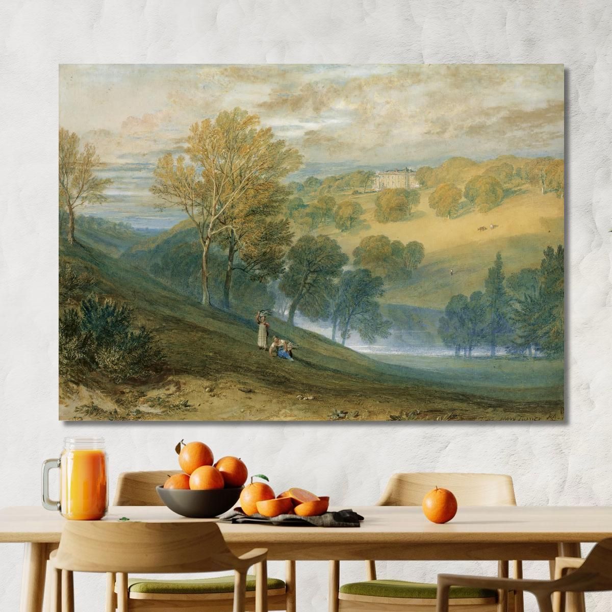 Gledhow Hall Yorkshire Joseph Mallord William Turner jwt53 canvas print 