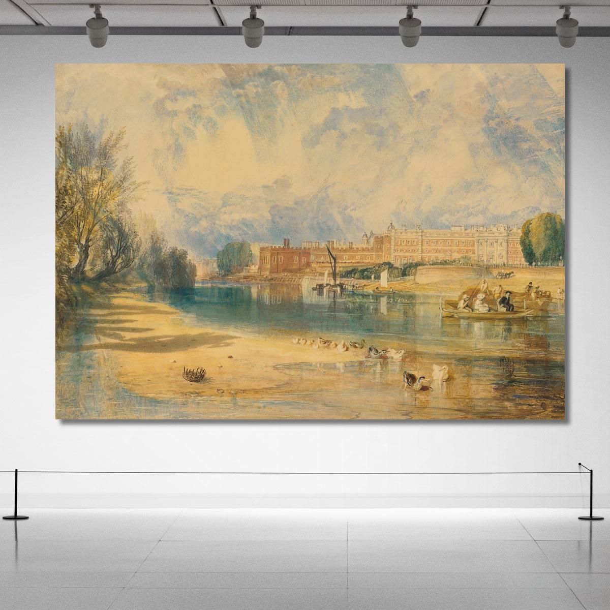 Hampton Court Palace Joseph Mallord William Turner jwt54 canvas print 