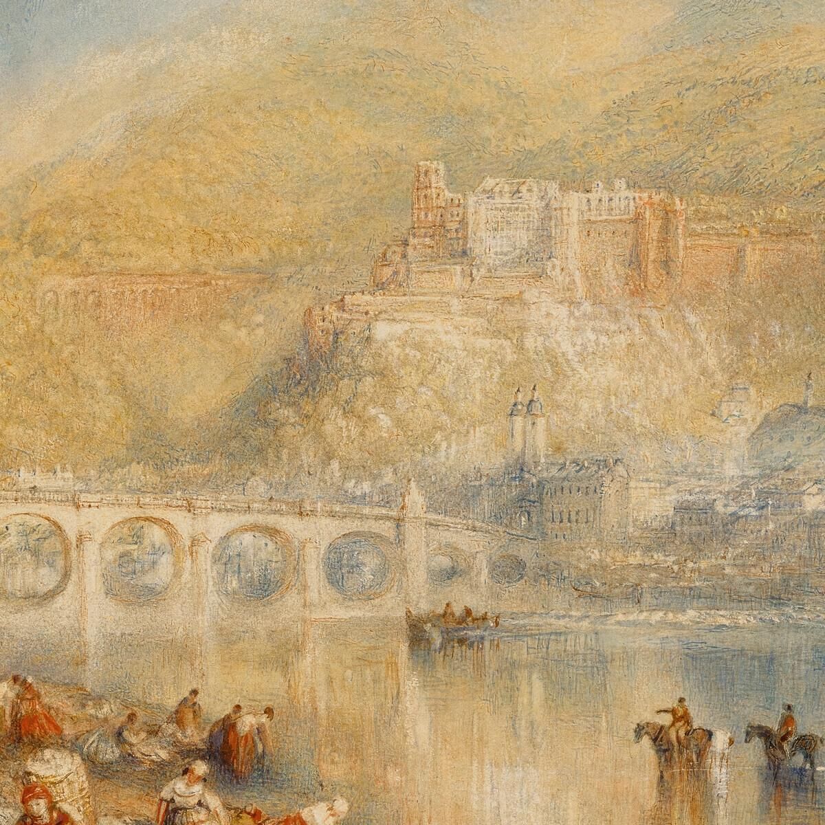 Heidelberg With A Rainbow Joseph Mallord William Turner jwt56 canvas print